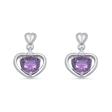 Heart Stud Earring